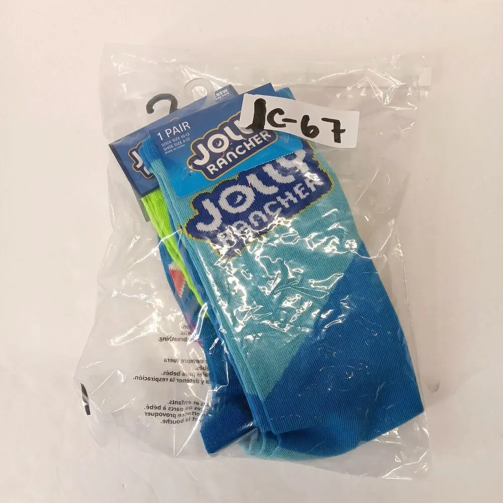 Jolly Rancher Candy Food Novelty 3 Pair Mens Adult Size 6-12 Crew Socks NWT